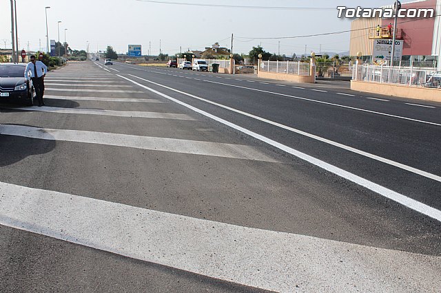 Fomento mejora la carretera de acceso a Totana desde la autopista A-7 - 1