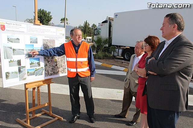 Fomento mejora la carretera de acceso a Totana desde la autopista A-7 - 3