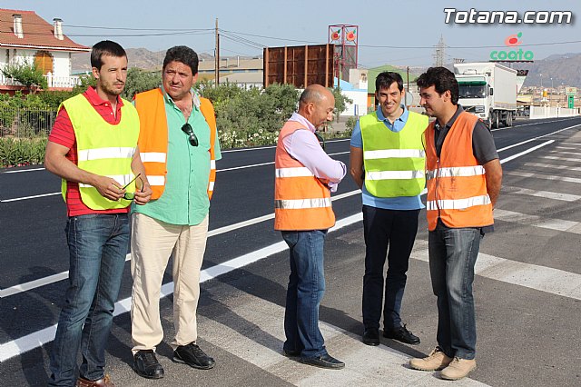 Fomento mejora la carretera de acceso a Totana desde la autopista A-7 - 8