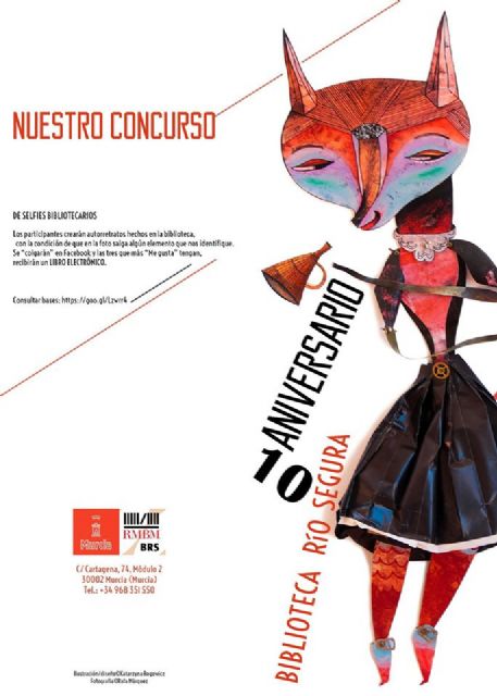 La Biblioteca Río Segura celebra su X aniversario con exposición, talleres y mesas redondas sobre literatura y pintura - 1, Foto 1