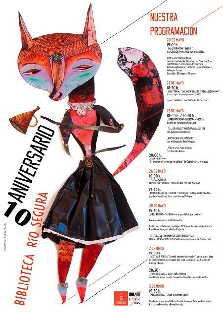 La Biblioteca Río Segura celebra su X aniversario con exposición, talleres y mesas redondas sobre literatura y pintura - 3, Foto 3