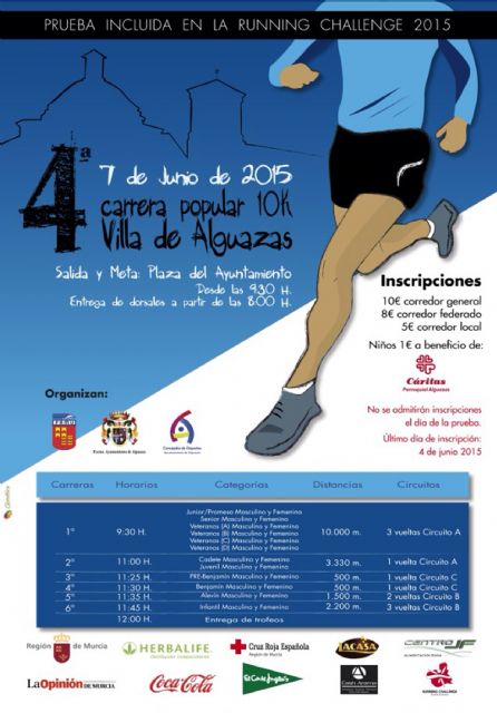 La IV Carrera Popular Villa de Alguazas presenta sus camisetas - 3, Foto 3