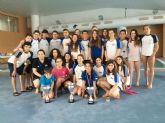 El Club Natación Cartagonova recoge cerca de un centenar de medallas en dos semanas