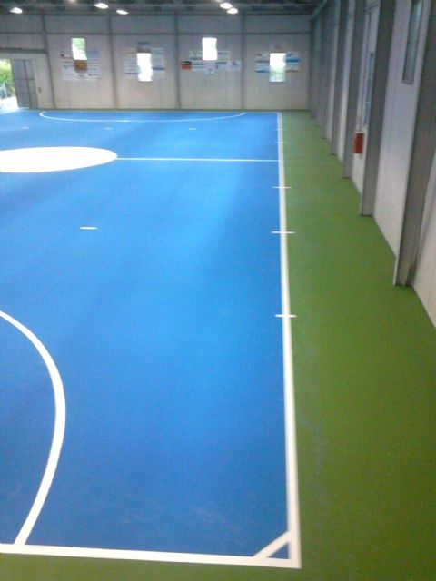 Finaliza en Ceutí la rehabilitación del suelo del pabellón deportivo de Los Torraos - 2, Foto 2