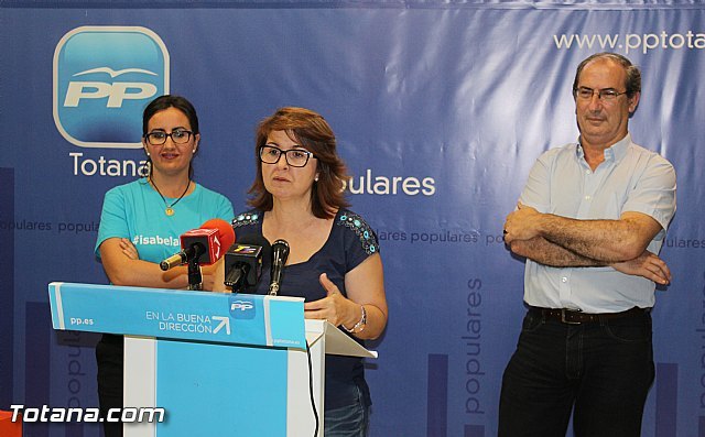 Rueda de prensa PP Totana. Propuestas en materia de Infraestructuras y Medio Ambiente, Foto 1