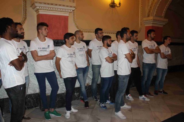 La Corporación Municipal recibe al FC Jumilla, campeón del grupo murciano de Tercera División - 2, Foto 2