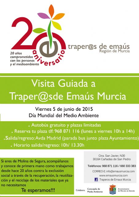 Traperos de Emaús organiza una visita guiada gratuita a sus instalaciones el viernes 5 de junio - 1, Foto 1