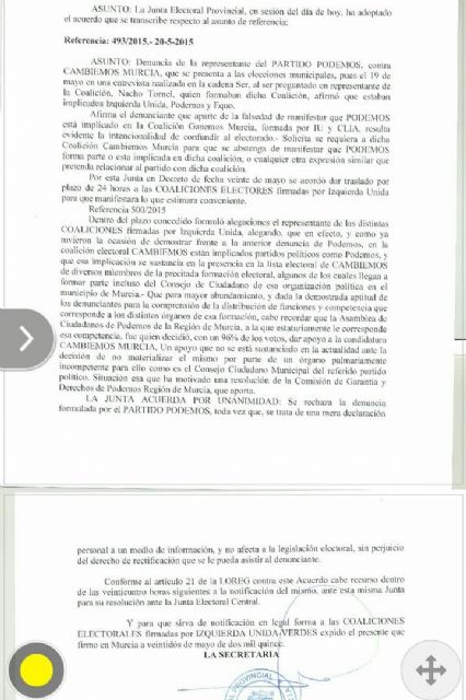 La Junta Electoral rechaza la denuncia de Podemos contra Cambiemos - 1, Foto 1