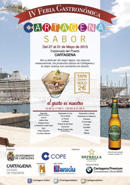 Cartagena Sabor sale hoy a la calle con la mejor gastronomía - 1, Foto 1