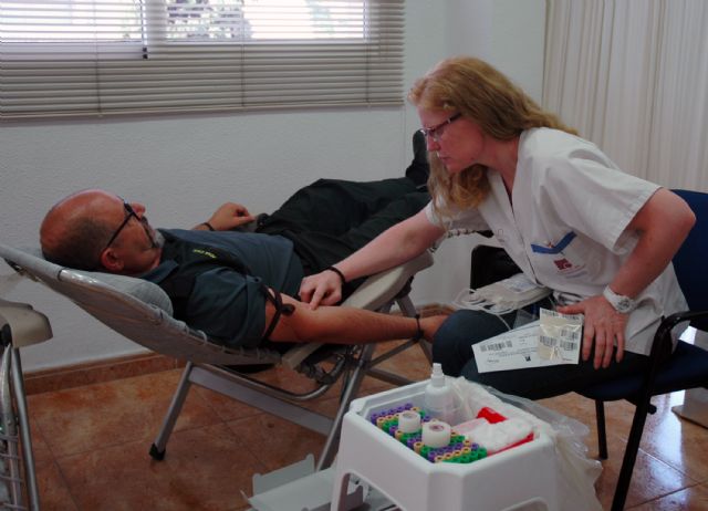La Guardia Civil colabora altruistamente en la campaña de donación de sangre en Murcia. - 2, Foto 2