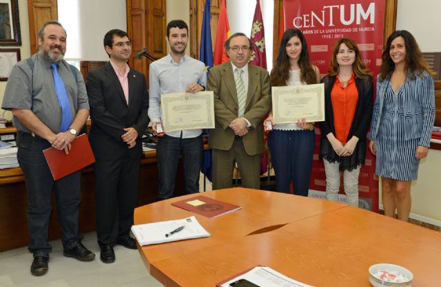 La Universidad de Murcia reconoce a los diez estudiantes galardonados en los Premios Nacionales Fin de Carrera - 1, Foto 1