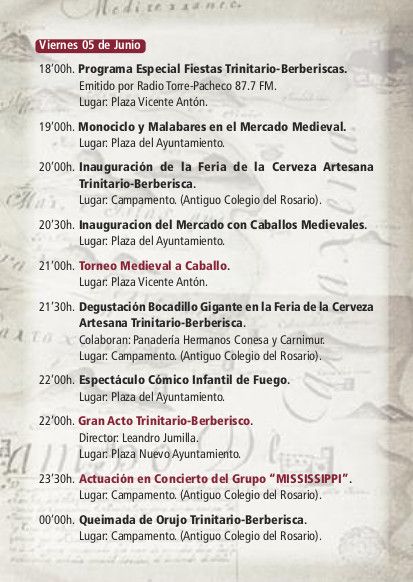 Las Fiestas de Trinitarios y Berberiscos llegan este fin de semana a Torre-Pacheco - 2, Foto 2