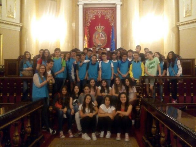 Alumnos del IES Felipe de Borbón y del colegio Magda de Ceutí visitaron Madrid - 1, Foto 1