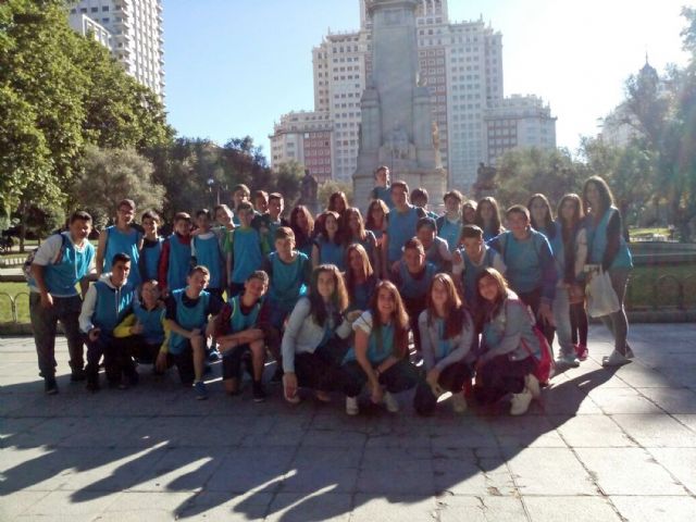 Alumnos del IES Felipe de Borbón y del colegio Magda de Ceutí visitaron Madrid - 2, Foto 2