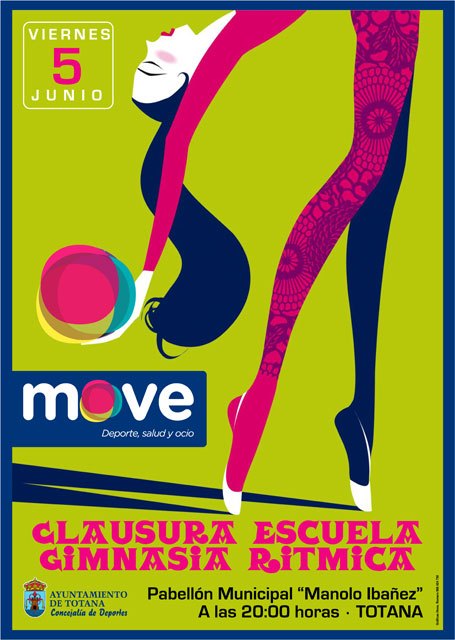 El viernes 5 de junio tendrá lugar la clausura de la Escuela de Gimnasia Rítmica MOVE, Foto 1