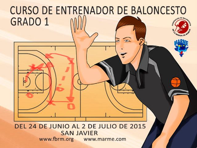 Curso semipresencial de entrenador de baloncesto en San Javier - 1, Foto 1