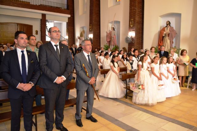 Los niños de Primera Comunión participan en la Procesión del Corpus Christi de Águilas - 2, Foto 2