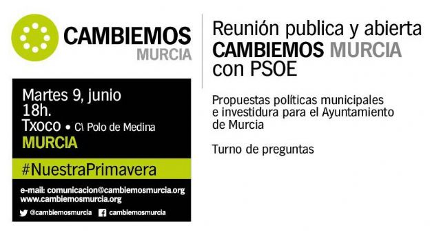 Cambiemos Murcia se reunirá públicamente con José Ignacio Gras - 1, Foto 1
