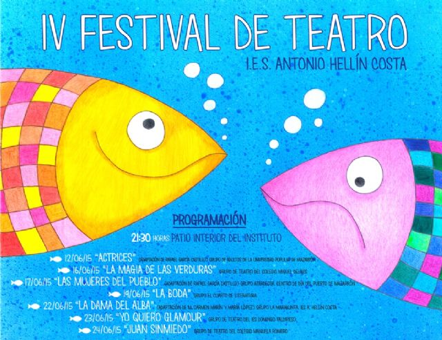 El IES Antonio Helln de Puerto de Mazarrn alberga el IV Festival de Teatro, Foto 1