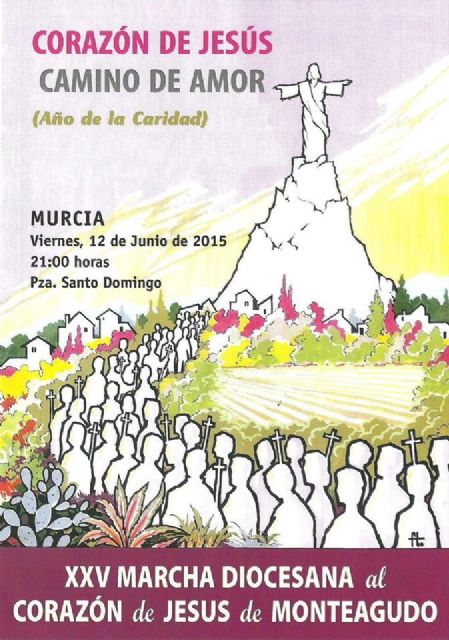 Murcia peregrina al Cristo de Monteagudo en la fiesta del Corazón de Jesús - 1, Foto 1