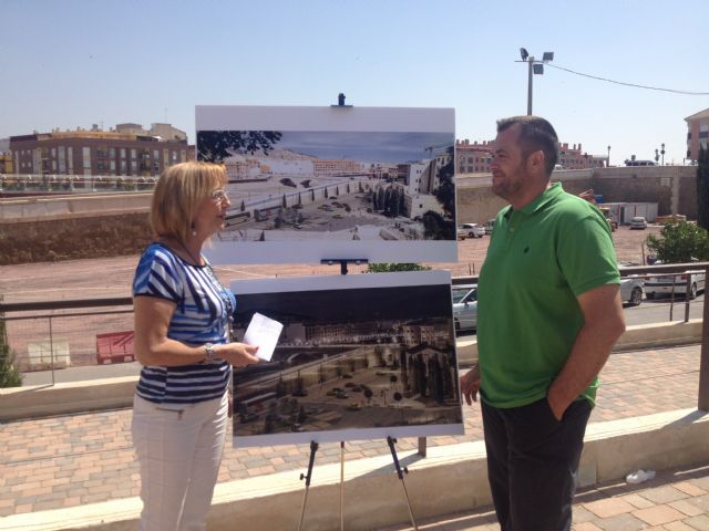 La Concejalía de Empleo de Lorca inicia la mejora del entorno del Centro de Visitantes, Muralla Medieval y puente de piedra con una inversión de 475.342 € - 1, Foto 1