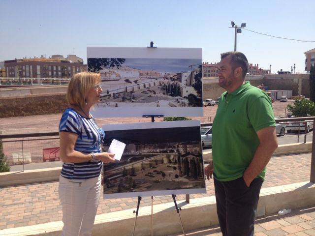 La Concejalía de Empleo de Lorca inicia la mejora del entorno del Centro de Visitantes, Muralla Medieval y puente de piedra con una inversión de 475.342 € - 1, Foto 1