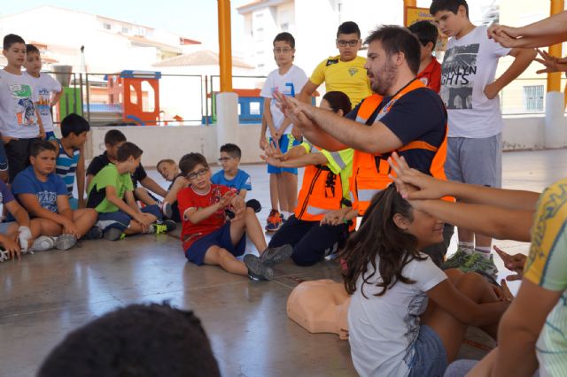 Protección Civil colabora un año más con los colegios de Ceutí en sus simulacros de emergencia - 3, Foto 3