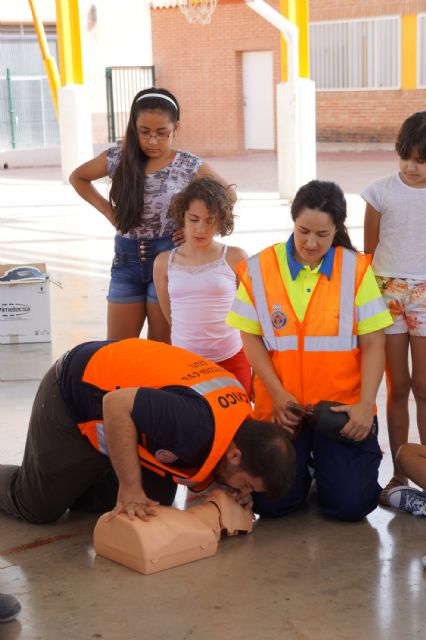 Protección Civil colabora un año más con los colegios de Ceutí en sus simulacros de emergencia - 4, Foto 4