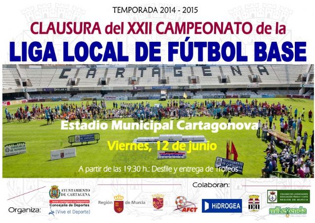 Más de seis mil personas asistieron a la clausura de la Liga Local de Fútbol Base de Cartagena - 3, Foto 3