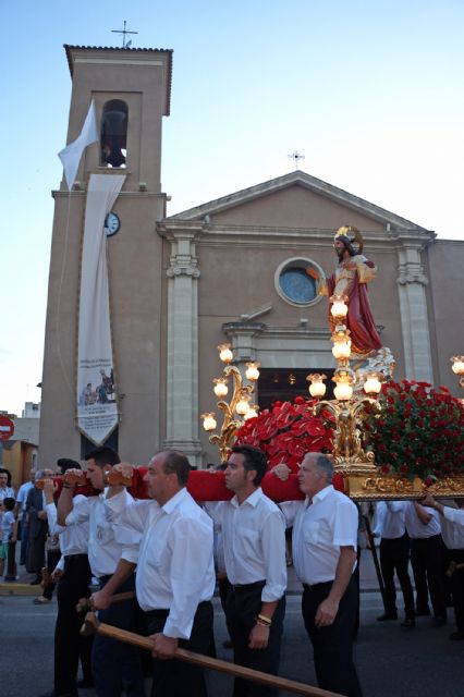 Las Torres de Cotillas acogió la tradicional procesión del Sagrado Corazón de Jesús - 3, Foto 3