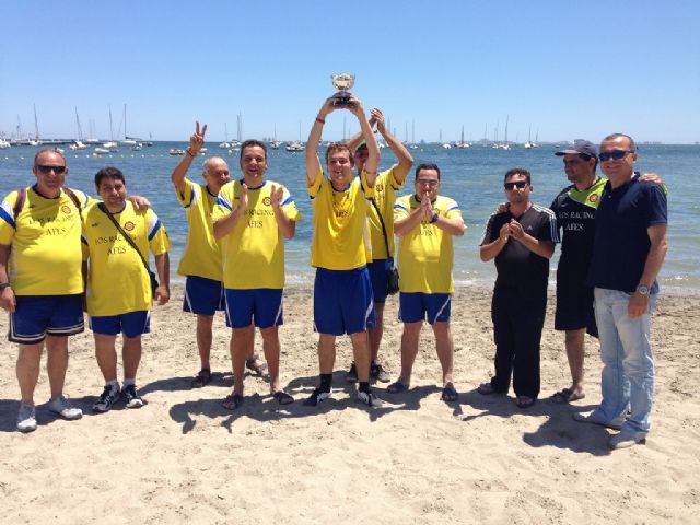 FEAFES Salud Mental Región de Murcia despide su liga con fútbol playa en Santiago de la Ribera - 1, Foto 1