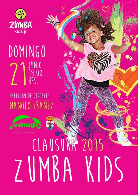 Este domingo tendrá lugar la Clausura de Zumba Kids, organizado por la Asociación SonImagina, Foto 1