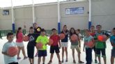 Fiesta deportiva en el Pabelln Municipal de Alumbres