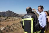 El Alcalde destaca 'el excelente trabajo de los servicios de extincin' que ha permitido evitar una mayor gravedad en el incendio del Puerto del Garruchal