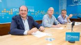 La Junta Directiva regional ratifica el pacto con Ciudadanos y elige a Pedro Antonio nuevo secretario general del PP