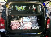 La Guardia Civil y la Agencia Tributaria aprehenden 1.500 cajetillas de tabaco de contrabando