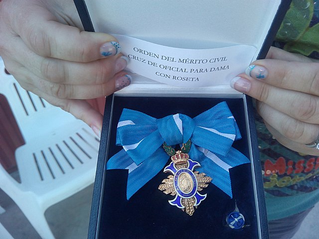 La Pea Totana Barcelonista Naca congratulated for having received the medal of the Order of Civil Merit, Foto 2
