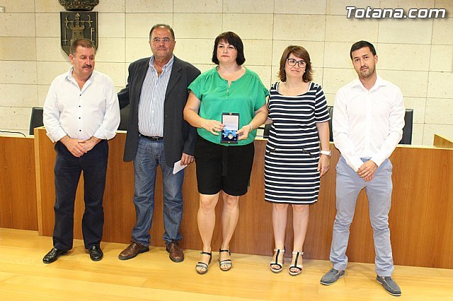 El Ayuntamiento hace un reconocimiento público a la totanera, Naca Pérez de Tudela, Foto 1
