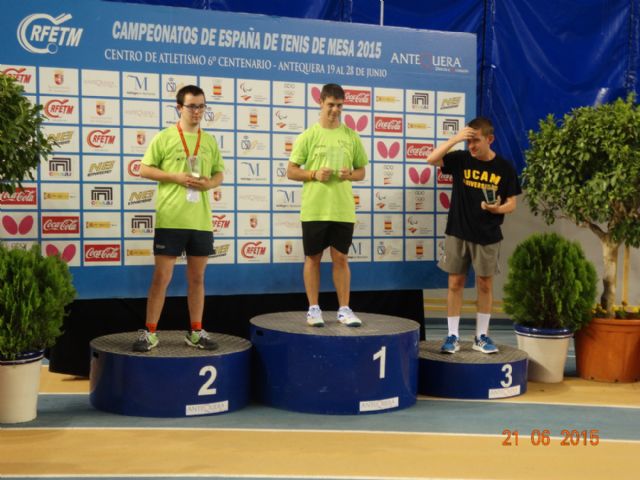 El UCAM Primi Sport Tenis de Mesa vuelve de Antequera con cuatro podios - 3, Foto 3
