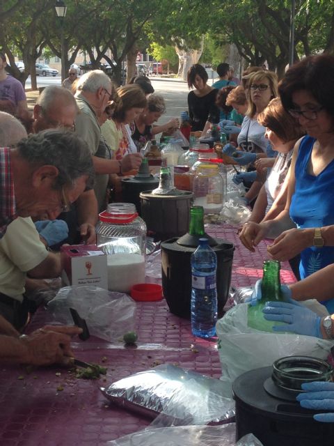 Unas mil personas arropan a la mora en su bajada del monte Castellar al Río Mula - 5, Foto 5