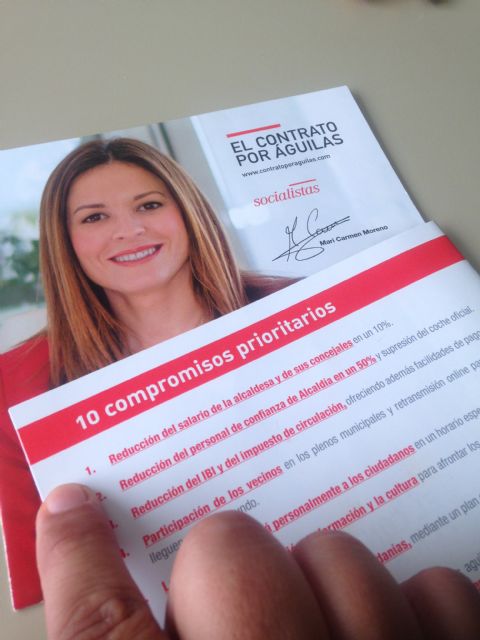 PP: Mari Carmen Moreno rompe su contrato con Águilas en el primer pleno de la legislatura - 1, Foto 1