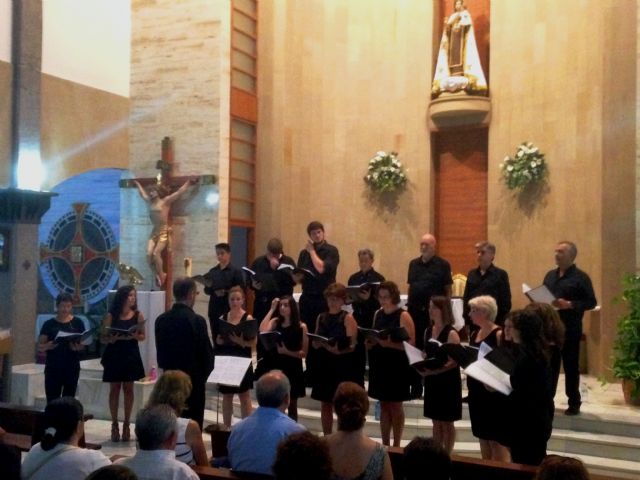 La Coral Patnia clausura el curso con un concierto en la iglesia Nuestra Señora del Carmen - 1, Foto 1