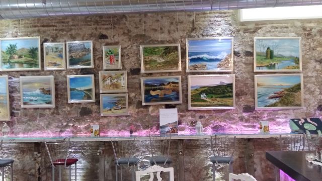 El pintor cartagenero, Jose Luis Mercader, expone parte de su obra en la cafetería, EL SOLDADITO DE PLOMO - 2, Foto 2