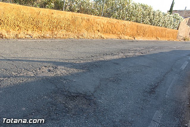 El PSOE presenta una mocin en la Asamblea Regional para el urgente arreglo de la carretera que une Totana con Las Viñas-Carivete y La Bastida - 5