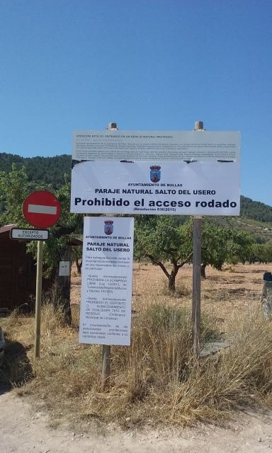 Un vigilante controlará el acceso al paraje del Salto Usero en las horas de más afluencia de público de este verano - 3, Foto 3