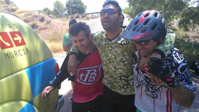Protección Civil rescata a un ciclista que se fracturó un tobillo en la Senda del Alburnez - 3, Foto 3