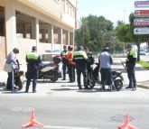 La Policía Local realiza un total de 85 controles y formaliza 11 denuncias dentro de la campaña especial sobre Control y Vigilancia de Vehículos de dos Ruedas