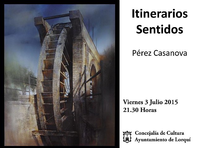 El Ayuntamiento de Lorquí se convierte en ‘galería’ para exponer la obra del pintor Pérez Casanova - 1, Foto 1