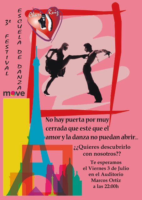 El 3º Festival de baile de la Escuela de Danza Move-Chari Ruiz tendrá lugar este viernes 3 de julio, Foto 1