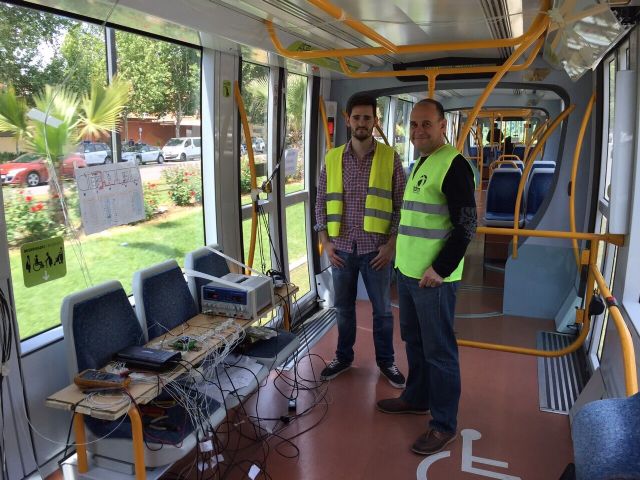 Un alumno de Ingeniería Eléctrica en la UPCT analiza el consumo y eficiencia energética del Tranvía de Murcia - 1, Foto 1